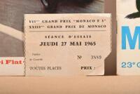 MONACO: Three interesting Monaco 1965 items. 'MONACO , 30 mai 1965, 23rd GRAND PRIX AUTOMOBILE', and 7th Grand Prix Monaco "F3"' Official Programme - 2