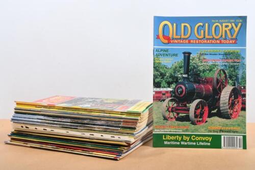 OLD GLORY: A quantity of 'OLD GLORY - VINTAGE RESTORATION TODAY' magazines. Year range of 1993 - 1999