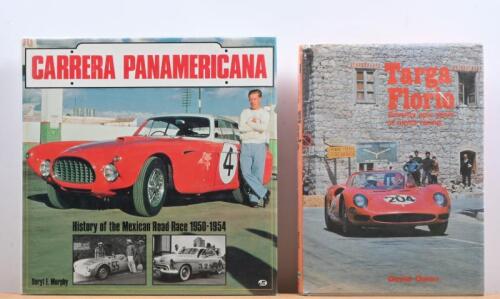 ROAD RACES: Two hardcover books detailing road races. 'Targa Florio - Seventy epic years of motor racing' by David Owen & 'CARRERA PANAMERICANA - History of the Mexican Road Race 1950-1954' by Daryl E.Murphy