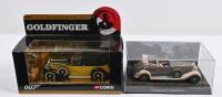 007: Two James Bond&nbsp;1:43 scale related vehicles including CORGI ROLLS ROYCE III SEDANCE DEVILLE&nbsp;- 'THE DIRECTORS CUT GOLDFINGER and HISPANO-SUIZA as featured in Moonraker