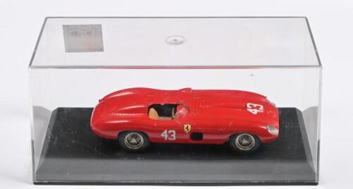 FERRARI: A fully constructed and detailed PRECISION MINIATURES 014 1955 FERRARI 410 SPORT&nbsp;white metal model