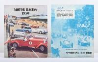CAR RACING: Two Car Racing magazines from 1950s - 2