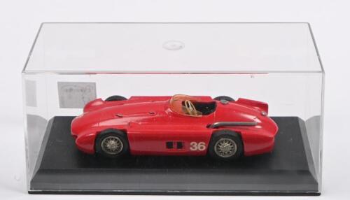 MASERATI: A fully constructed and detailed MIKANSUE COMPETITION 1955 MASERATI 250F STREAMLINER&nbsp;white metal model
