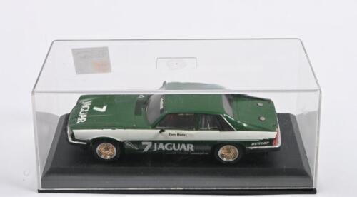 JAGUAR: A fully constructed and detailed plastic model kit of the TWR JAGUAR XJS&nbsp;as driven by Tom Hans in 1:43 scale