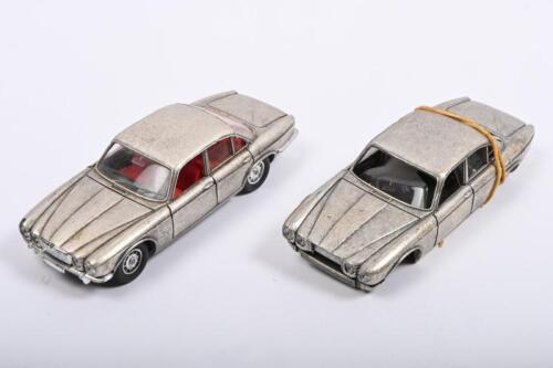 JAGUAR: Two 1979 JAGUAR XJ 12 in&nbsp;1:43 scale by solido&nbsp;(No.96). Chrome exterior