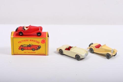 MG: Three small scale MG models. MGA & MG Midget TD models