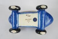 TONY CARTER TEAPOT: An English made&nbsp;Tony Carter racing car porcelain teapot. Numbered 132/2000 - 4