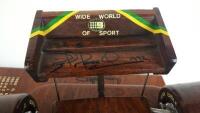 ADELAIDE F1 GP: A hand carved model celebrating World Campionship drivers (signed by 13 such drivers) - 9