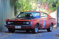 1971 Chrysler VH Valiant 770 Charger (Street &ldquo;6&rdquo; Pack E37) Competitively driven by Leo Geoghegan with navigator/owner John Ellis (Ex-Competitions&nbsp;Program Manager for&nbsp;Chrysler&nbsp;Australia)