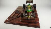ADELAIDE F1 GP: A hand carved model celebrating World Campionship drivers (signed by 13 such drivers) - 13