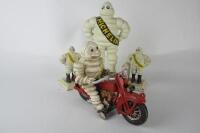 MICHELIN: A group of reproduction Michelin Bibendum items