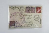 GRAF&nbsp;ZEPPELIN AIRSHIP: A rare original 'first round the world flight' commemorative envelope with U.S. postage stamps from 1929