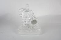 MICHELIN: A Bibendum figure crystal clock - 3