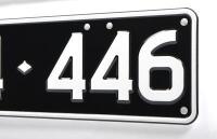 Six-digit Victorian Custom numerical plates &lsquo;444.446&rsquo;, sold with rights to display&nbsp; - 4
