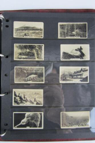 CIGARETTE CARDS: W.D & H.O Wills "Beautiful New Zealand". Includes Kiwi, Mitre Peak, Wapiti