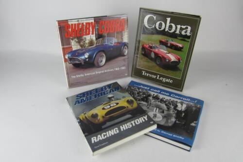 CARROLL SHELBY: A group of four books detailing the racing and road history of Shelby