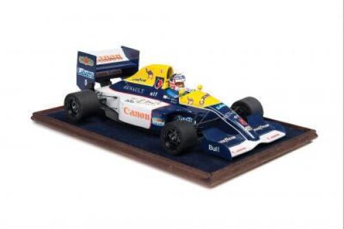 NIGEL MANSELL: A large scratch-built model of the 1991 F1 1991 Williams F14 (signed Mansell & P. Head)