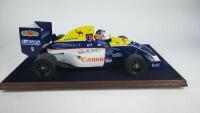 NIGEL MANSELL: A large scratch-built model of the 1991 F1 1991 Williams F14 (signed Mansell & P. Head) - 2