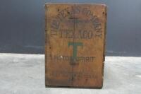 TEXACO: An original timber oil bottle box - 2