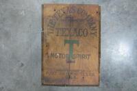TEXACO: An original timber oil bottle box - 3