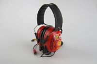 FERRARI: An original pair of Scuderia Ferrari team headset and microphone (signed Schumacher & Todt) - 5