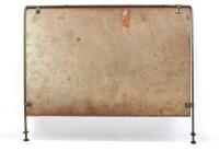 An early metal point of sale Dunlop advertising sign with surround mounting bracket, sign 23cm high x 45cm wide - 2