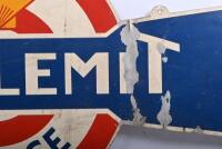 An early Shell Tecalemit Service tin sign, 60cm high x 132xm wide - 2