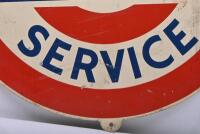 An early Shell Tecalemit Service tin sign, 60cm high x 132xm wide - 5