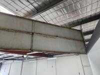 A very large period &lsquo;Bosch&rsquo; metal advertising sign mounted to original tubular frame, 91cm high, 360cm wide.&nbsp; - 5