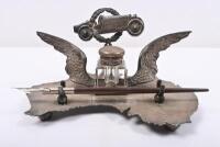 An important early inkwell form racing trophy, inscribed &ldquo;L.C.C.A 1933 AUSTRALIAN GRAND PRIX 200 Mile Road Race - 2