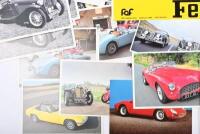 MOTORING: A collection of various motoring ephemera including postcards, cloth badges, blank cards with tin inserts - 4