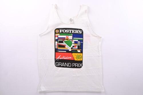 1989 AGP: An original 'FOSTER'S Australian GRAND PRIX '89' singlet by F1-SPORTSWEAR. Size L