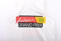 1989 AGP: An original 'FOSTER'S Australian GRAND PRIX '89' singlet by F1-SPORTSWEAR. Size L - 3