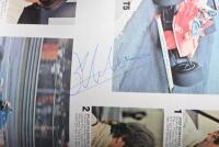 BRITISH GRAND PRIX: Two 1980 British Grand Prix items. Official Programme & Event Guide. Programme with numerous signatures including Gilles Villeneuve, J.P. Jabouille, Didier Pironi - 4