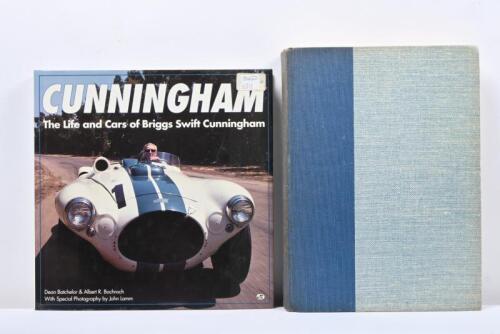 AMERICAN RACING CAR: Two texts concerned with American racing cars. 'CUNNINGHAM' by Dean Batchelor & Albert R. Bochroch
