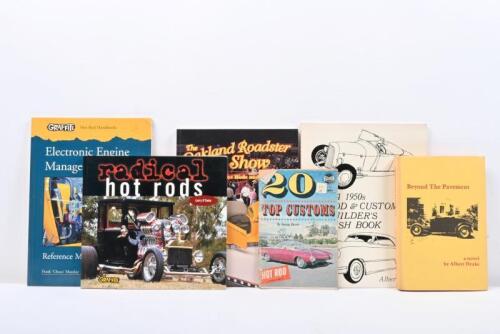 HOT RODS: A group of publications related to Hot Rods. 'RADICAL HOT RODS' softcover book by Larry O'Toole & 'Electronic Engine Management' softcover book by Frank 'Choco' Munday