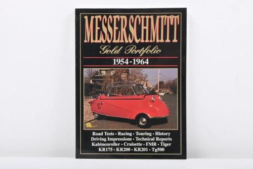 MESSERSCHMIDT: 'MESSERSCHMITT GOLD PORTFOLIO 1954-1964' softcover book compiled by R.M. Clarke. Published by BROOKLANDS BOOKS LTD