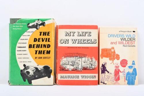 MOTORING/MOTOR RACING: Three period publications regarding motoring and motor racing. 'MY LIFE ON WHEELS' hardcover book by Maurice Wiggin
