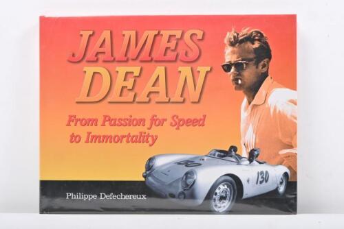 JAMES DEAN: 'James Dean - From Passion for Speed to Immortality' hardcover book by Philippe Defechereux
