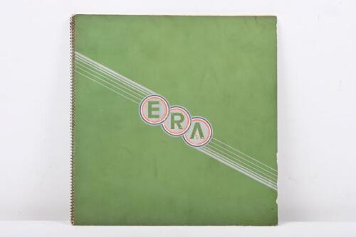 ERA: An original copy of 'THE STORY OF E.R.A' - being an account of the fortunes of this marque of English Racing Car in events in Great Britain and on the Continent during seasons of 1934 and 1935 - spiral bound booklet