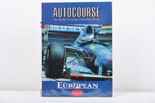 AUTOCOURSE: A 1994-95 edition of 'AUTOCOURSE - THE EUROPEAN - The World's Leading Grand Prix Annual'
