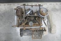 VELOCETTE LE PARTS BIKE: An assortment of miscellaneous Velocette parts