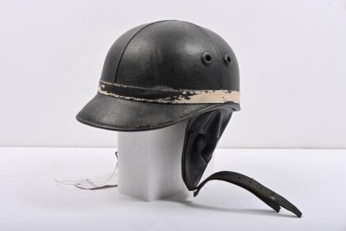 1950: A fine leather Everoak helmet, circa 1950's