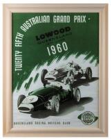 1960 MOTOR RACING: A collection of 1960 Australian motor racing items. Light Car Club of Australia certificate as presented to H.L. FIRTH, Car No.45, Class 'C' for his participation in the first 500 mile race for Standard Production Saloon Cars - 'THE ARM - 2
