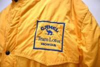 CAMEL: A original circa late 1980s Camel team Lotus Honda&nbsp;jacket by On the Limit clothing. Size Large. - 2