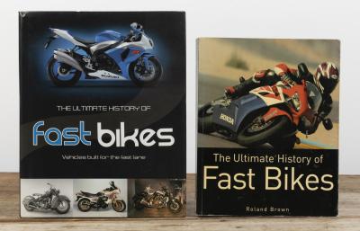 FAST BIKES: Two issues of 'The Ultimate History of Fast Bikes' by Roland Brown. Hardcover & Softcover