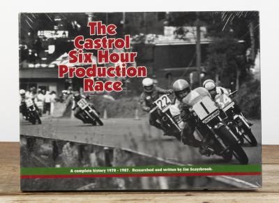 CASTROL SIX HOUR RACE: A sealed copy of 'The Castrol Six Hour Production Race' hardcover book by Jim Scaysbrook