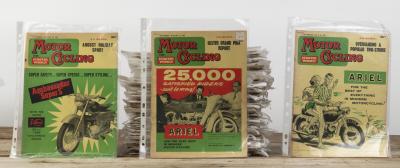 MOTOR CYCLING: Seventy-six issues of Motor Cycling magazine from 1961. Vol 103