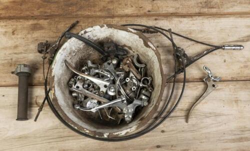 LEVERS: A large collection of motorcycle hand levers