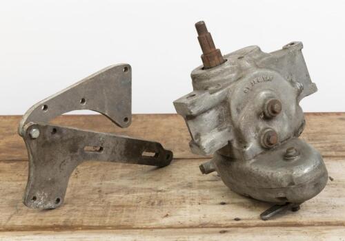 NORTON: A Norton 4-speed gearbox, stamped 'G9-180' , cast with 'GT186 VAF' with engine and gearbox plates